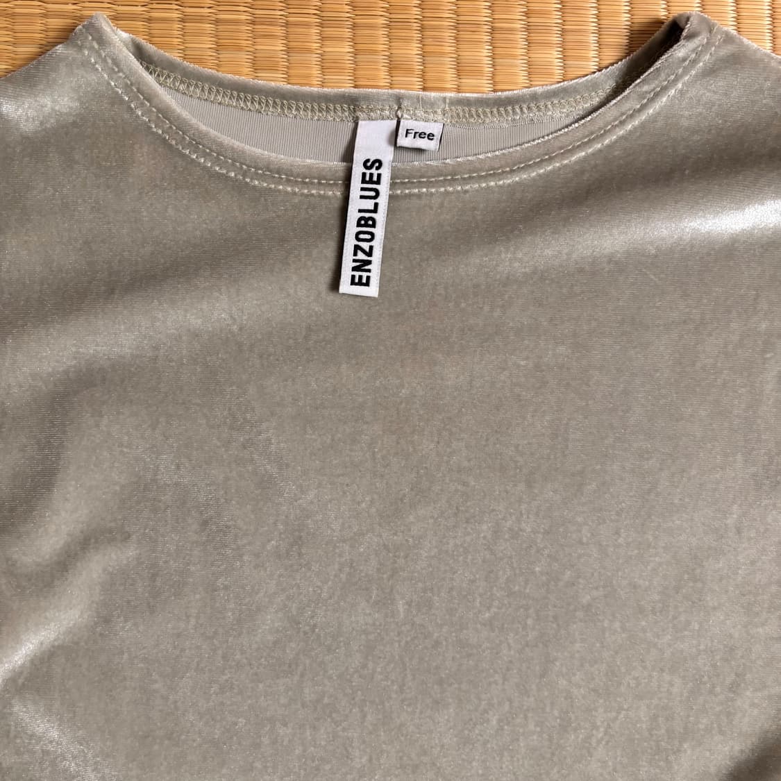 엔조블루스 벨벳티셔츠 상품이미지5