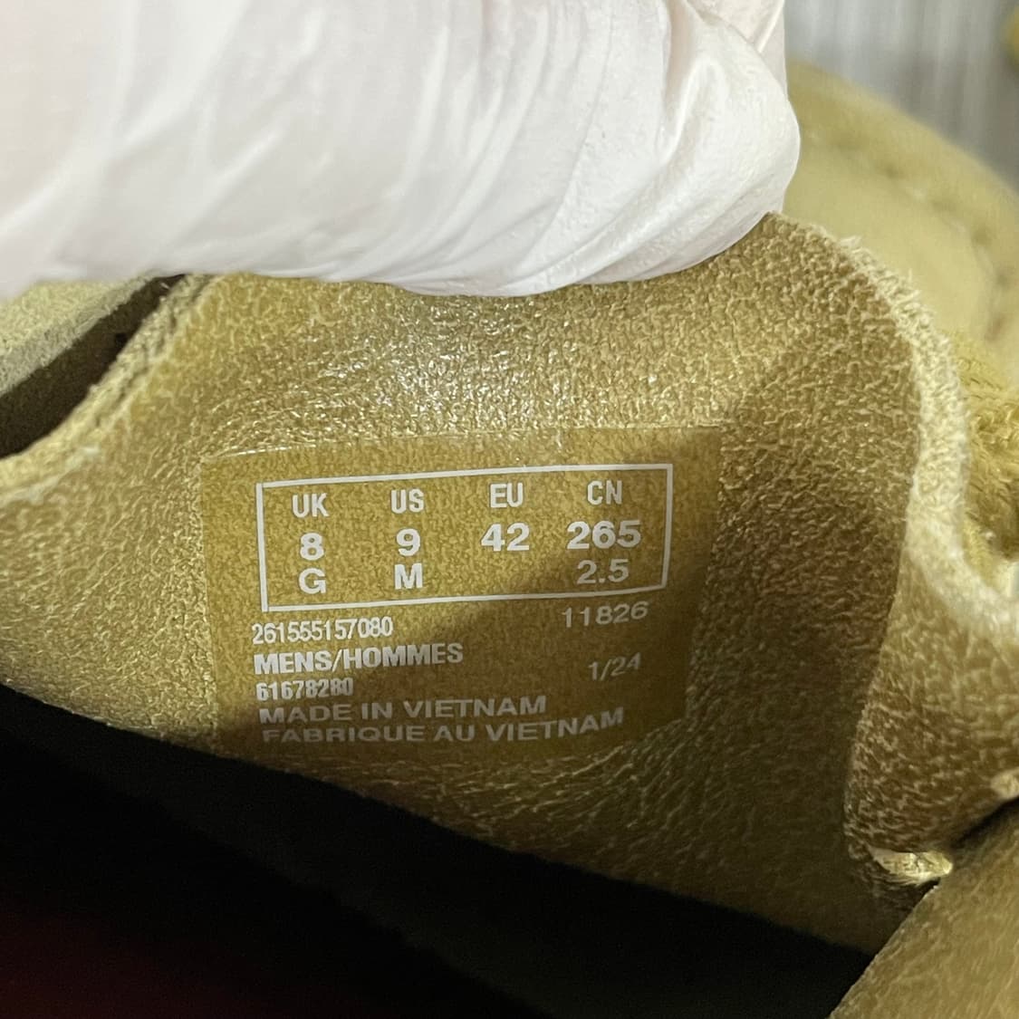 581) 클락스 오리지널스 왈라비 메이플 265mm 상품이미지9