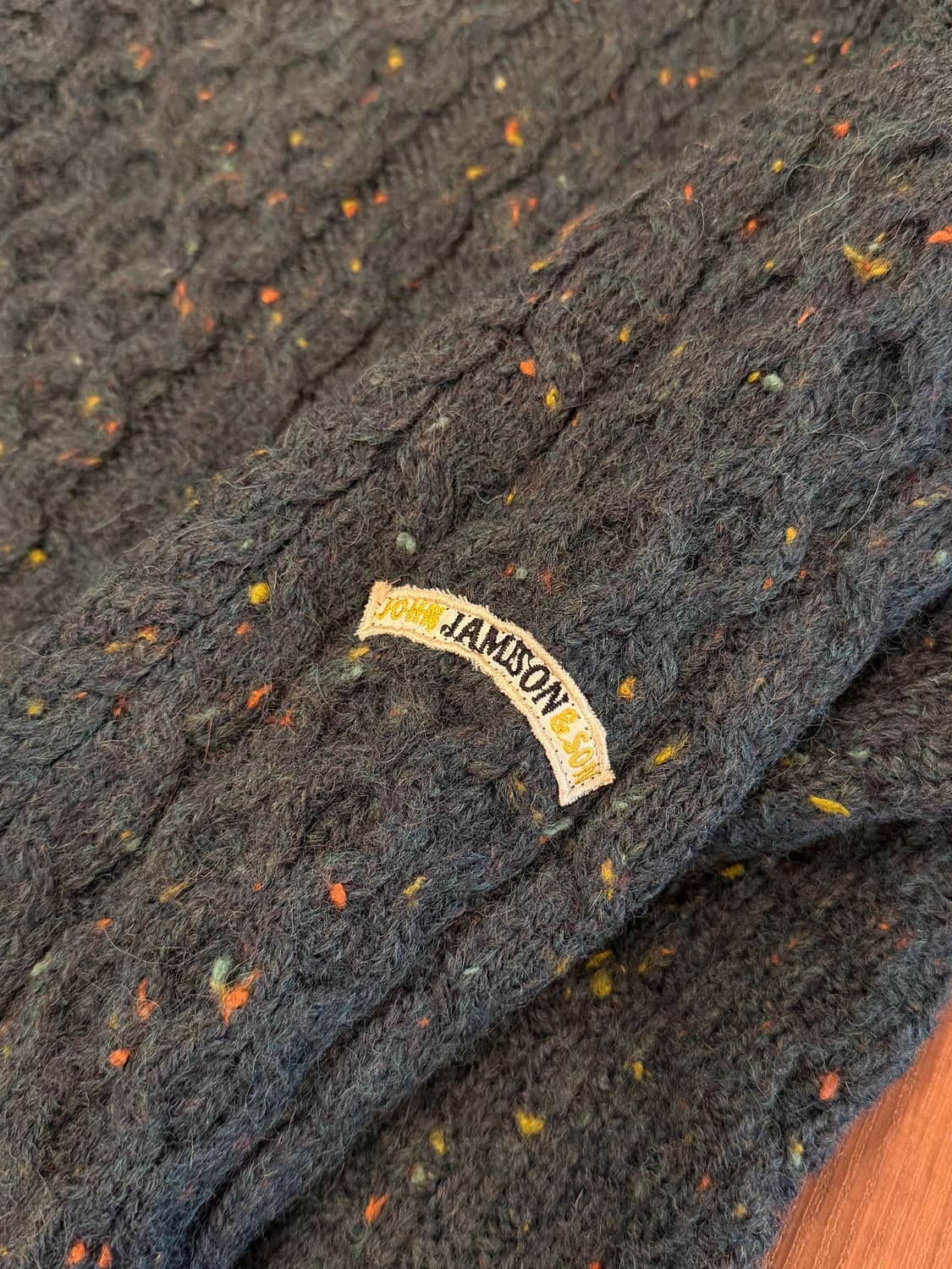 90s Carring Donn 케이블 피셔맨 아란 니트 (Ireland) 상품이미지6