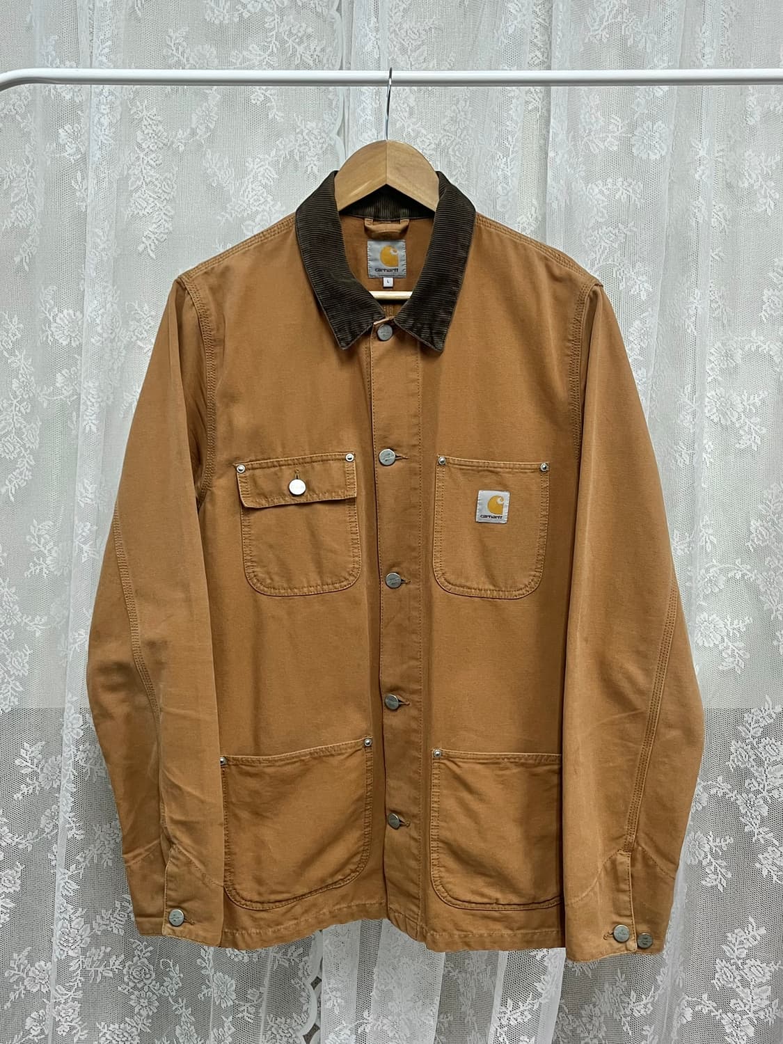 L) 칼하트 미시간 코트 자켓 브라운 상품이미지1