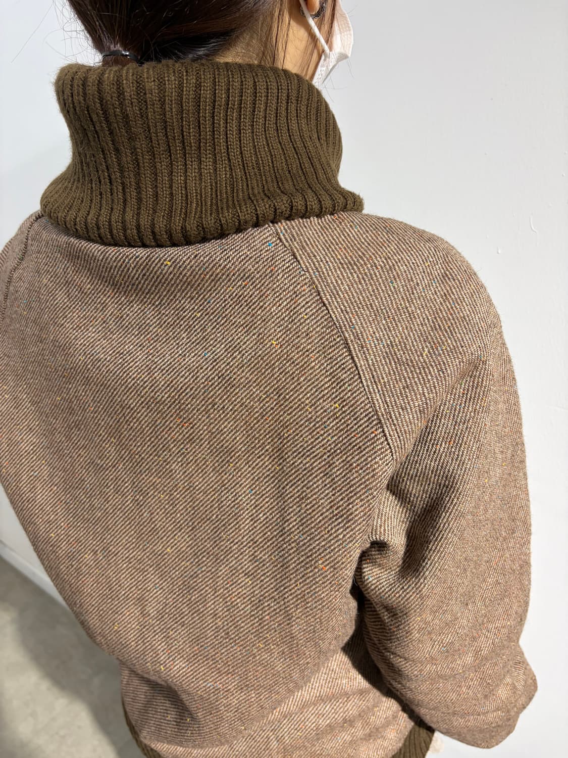 일본 빈티지 billabong 락펑크 니트 카라 봄버자켓  상품이미지4