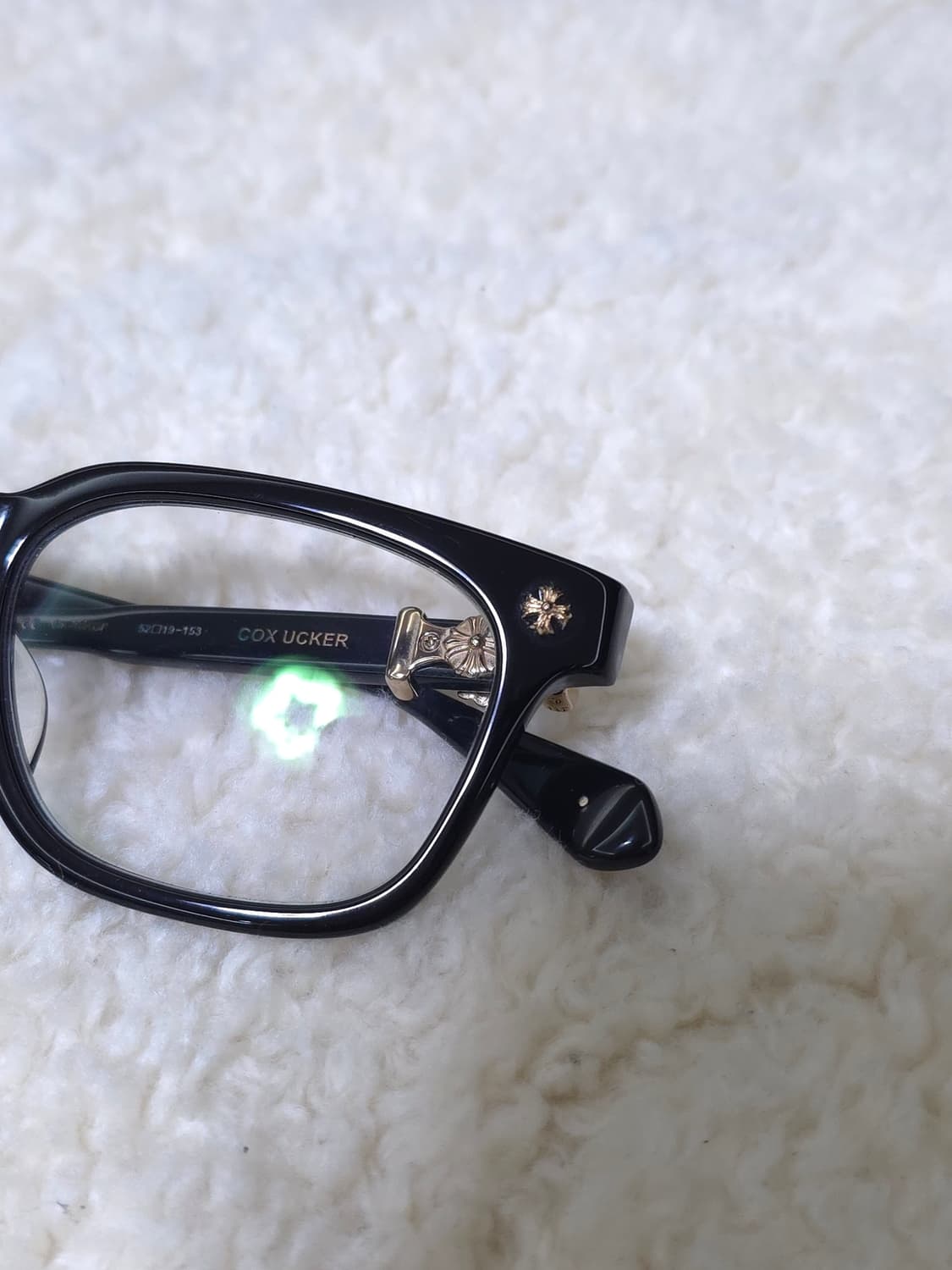 [OS] 크롬하츠 콕스어커 안경 블랙 골드 상품이미지6