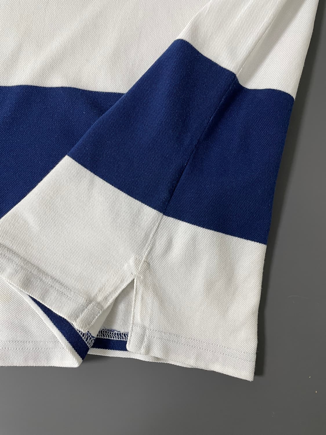 [XL] 폴로 랄프로렌 자수로고 스트라이프 럭비 긴팔티셔츠 커스텀 슬림핏 상품이미지8