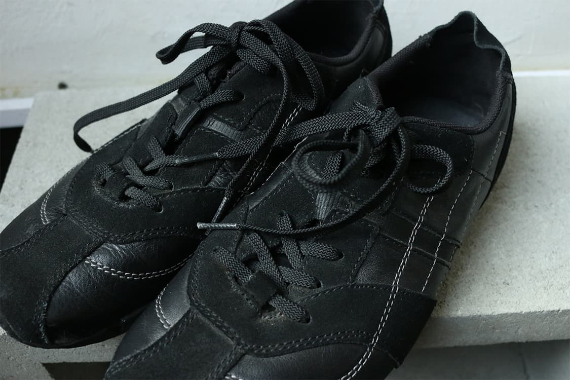 디젤 블랙 레더 스니커즈 상품이미지7