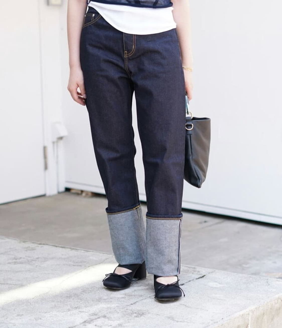 MM6 메종 마르지엘라 엘라스틱 발레 데콜레 플랫 힐 블랙 37사이즈 상품이미지7