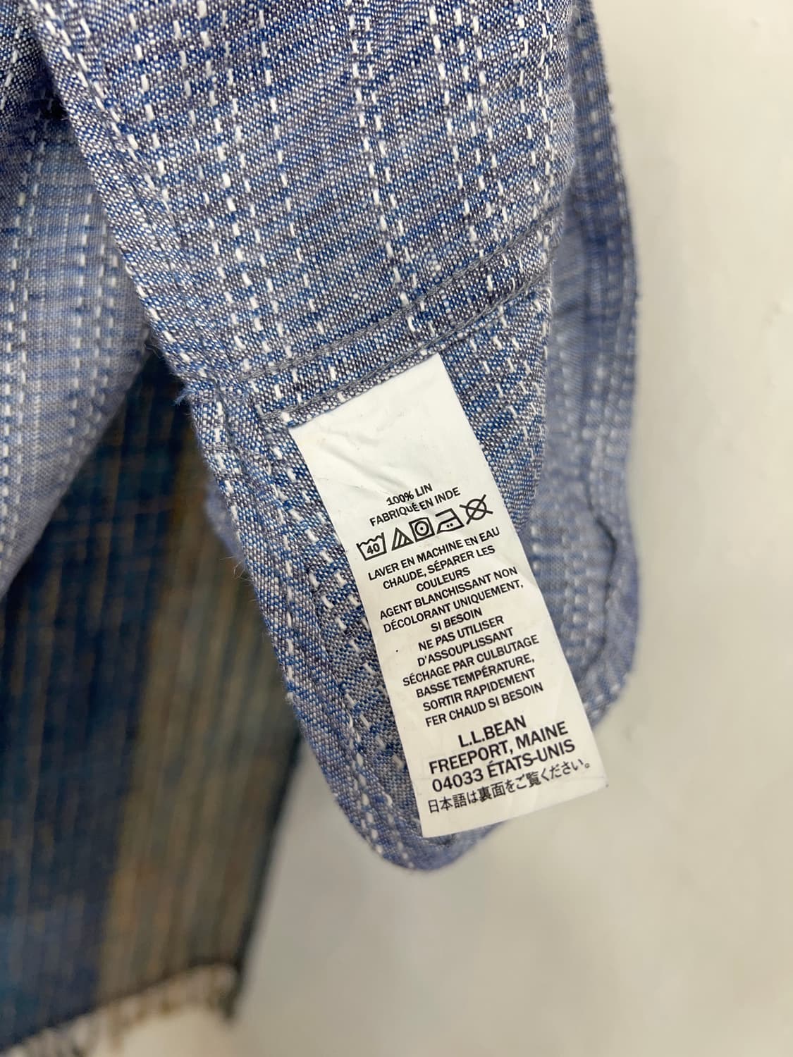L.L.BEAN linen shirt 상품이미지6