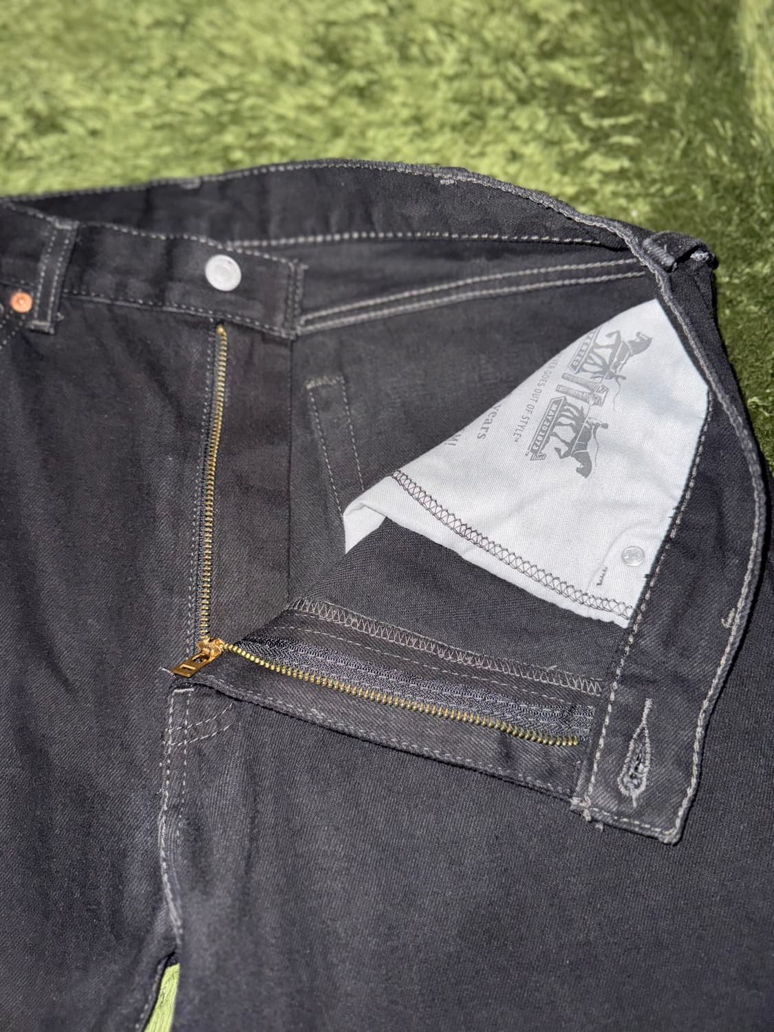 [36X30] 리바이스 517 부츠컷 데님 팬츠 블랙 상품이미지3