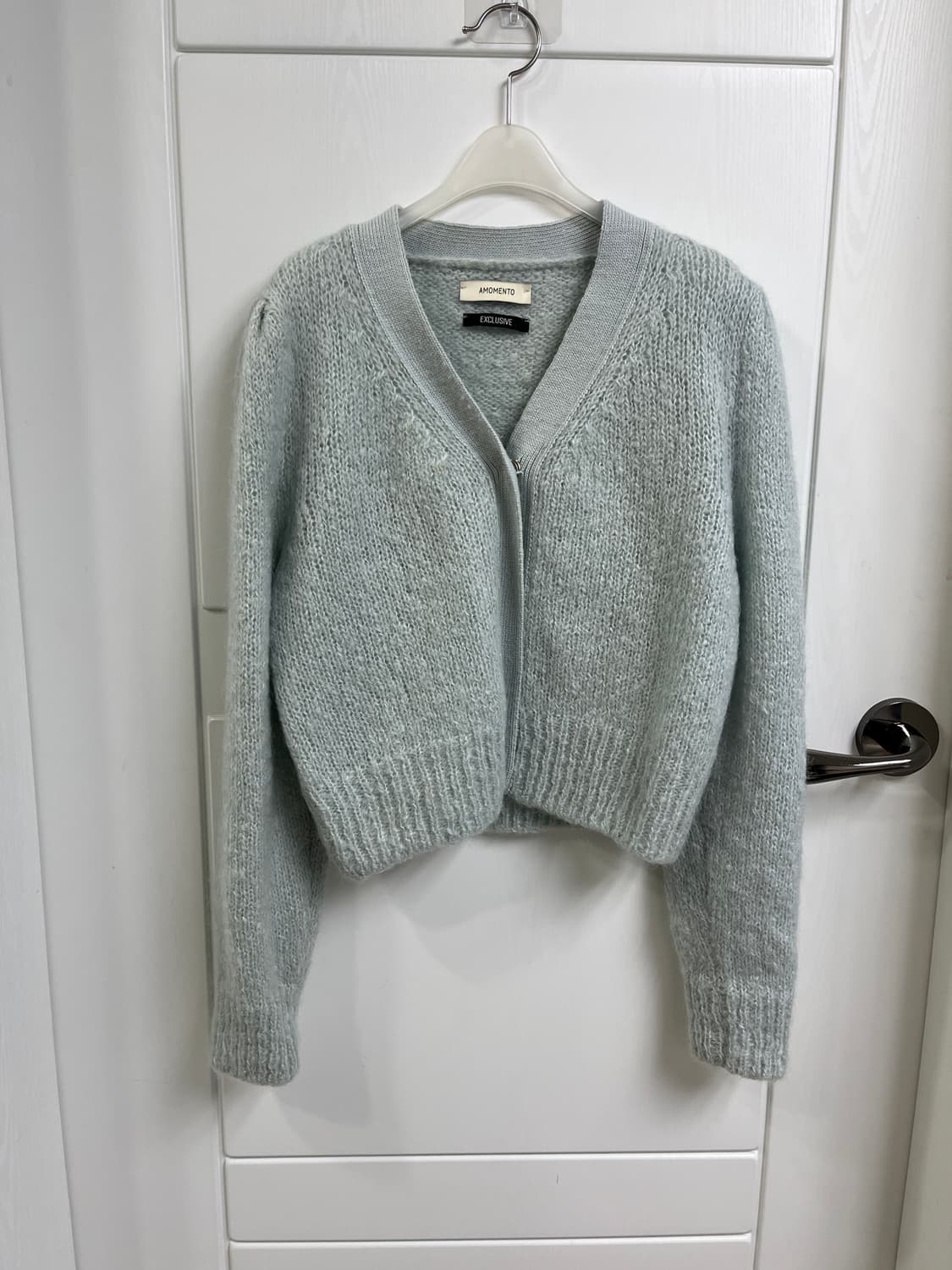 아모멘토 민트 그랜마 가디건  상품이미지2