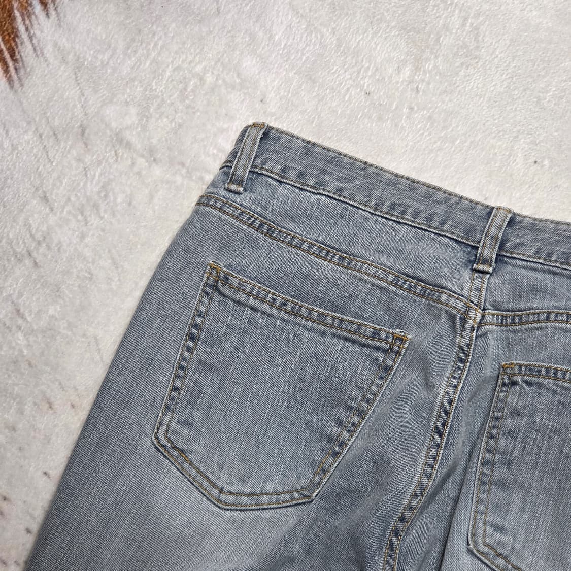 연청 그레이 데님 부츠컷 팬츠 상품이미지5