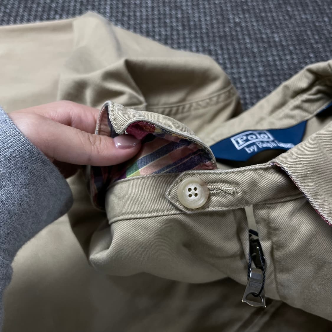 폴로랄프로렌 베이지 스윙탑 자켓 L 상품이미지7