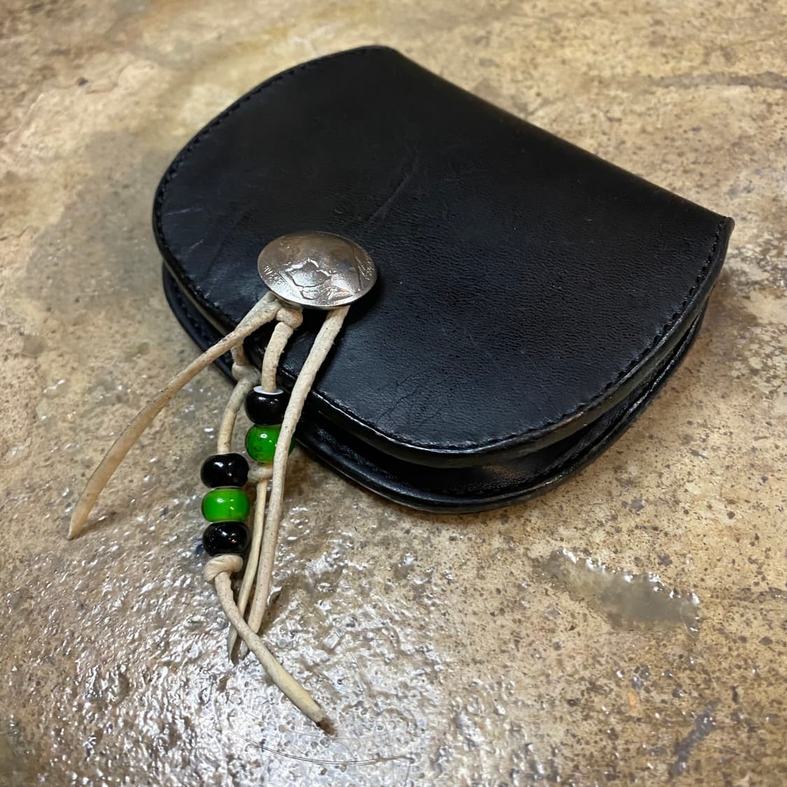 베지터블 가죽 동전 지갑 파우치 상품이미지2