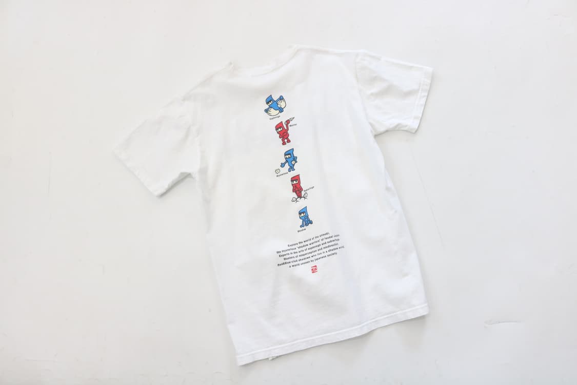 Laundry 런드리 빈티지 Shinobi 닌자 그래픽 화이트 티셔츠 S 상품이미지2