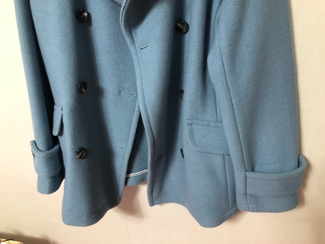 Sky Blue Half Coat 상품이미지4