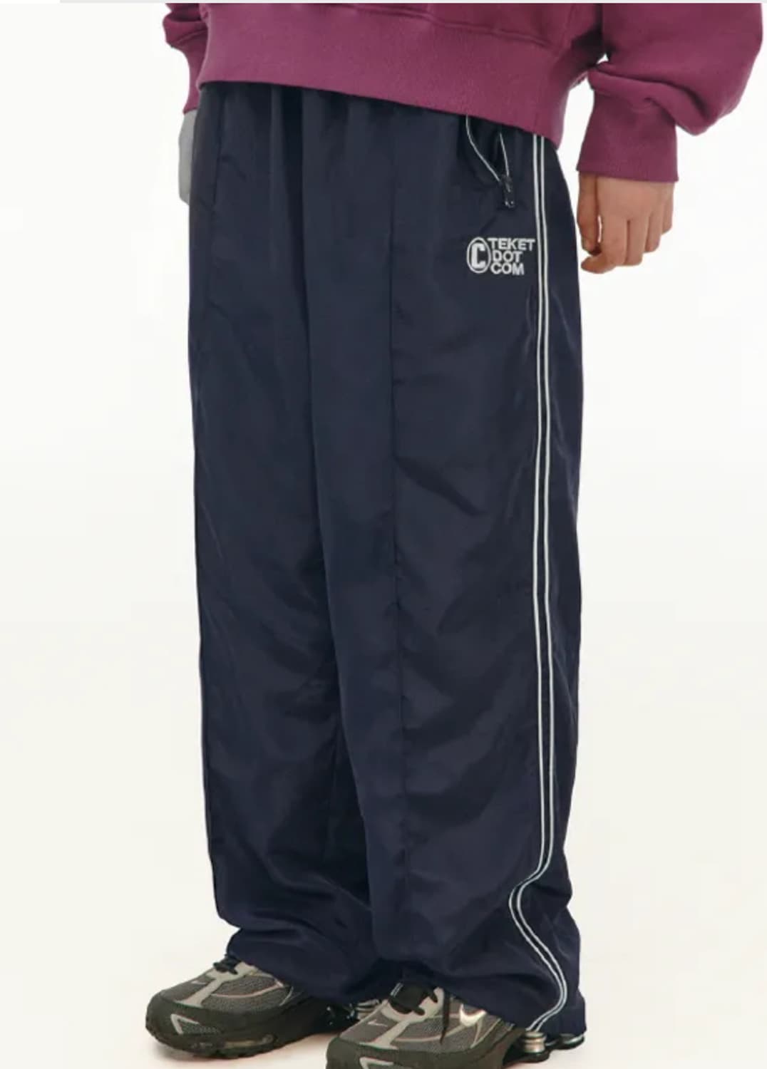 테켓 Com Track Pants Navy 상품이미지2