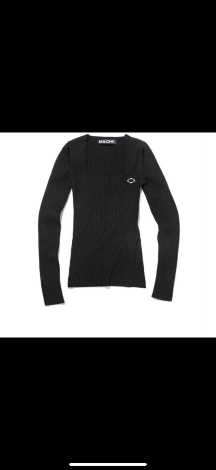 미스치프 스퀘어넥 니트 상품이미지1