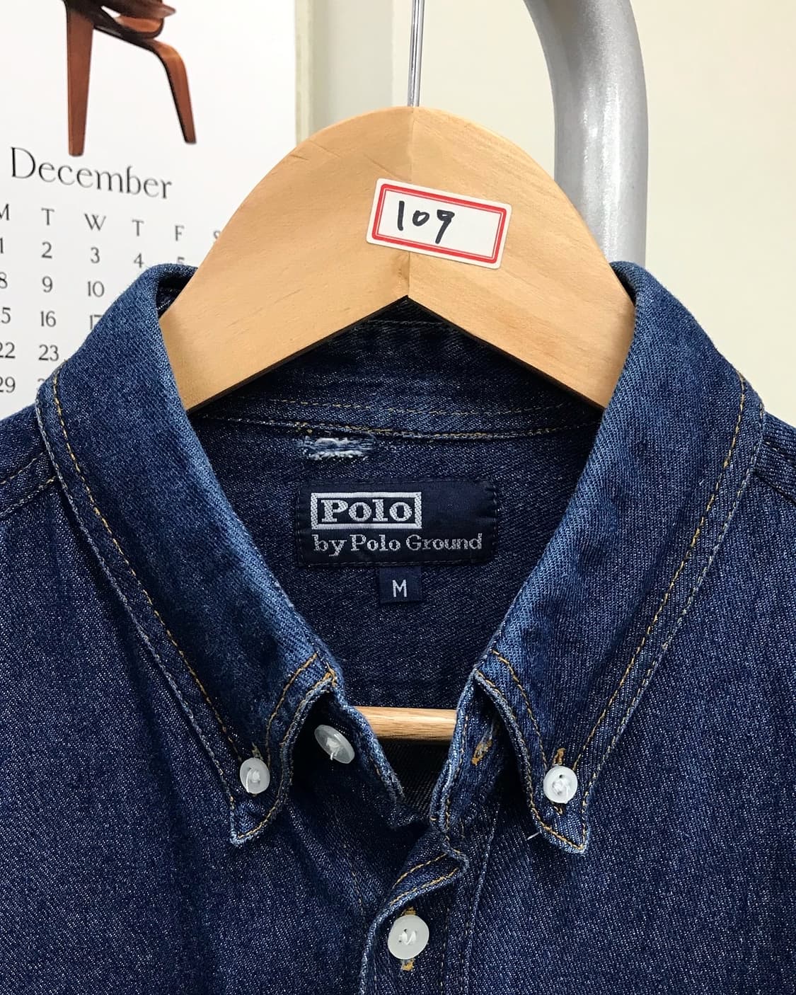 폴로 데님 셔츠 상품이미지2