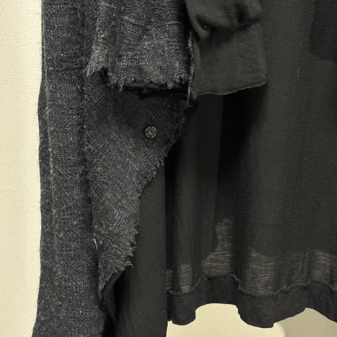 2) 요지 야마모토 레이어 니트 가디건 자켓 상품이미지8