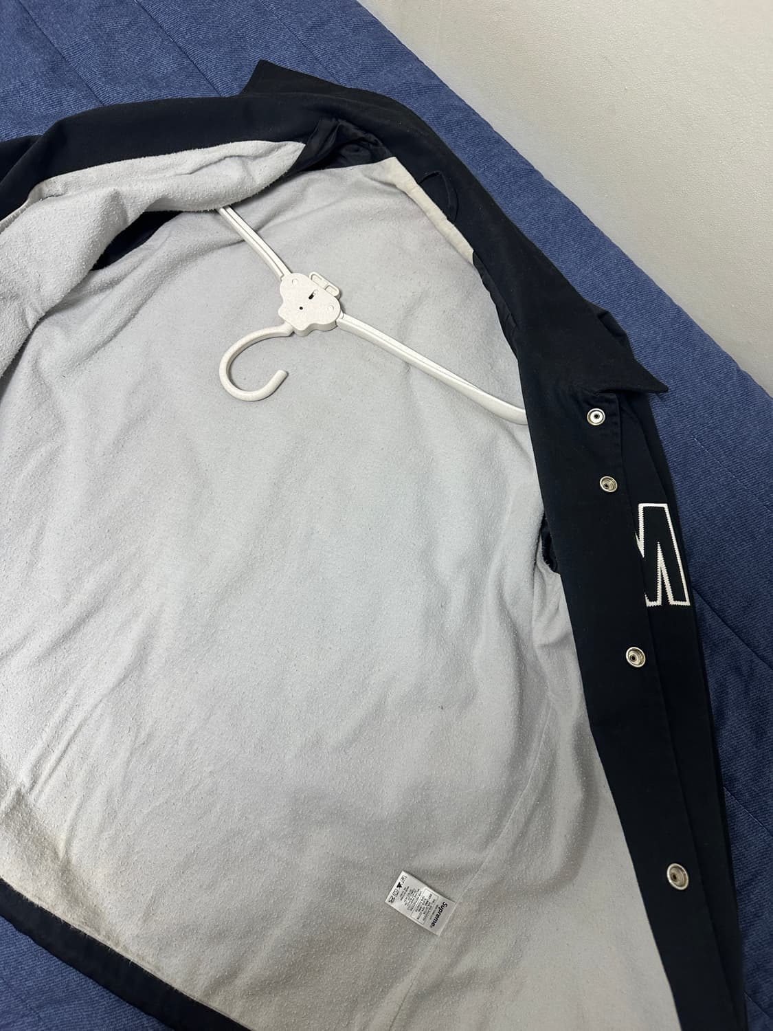 15fw 슈프림 아크 로고 코치 자켓 블랙 M 상품이미지6