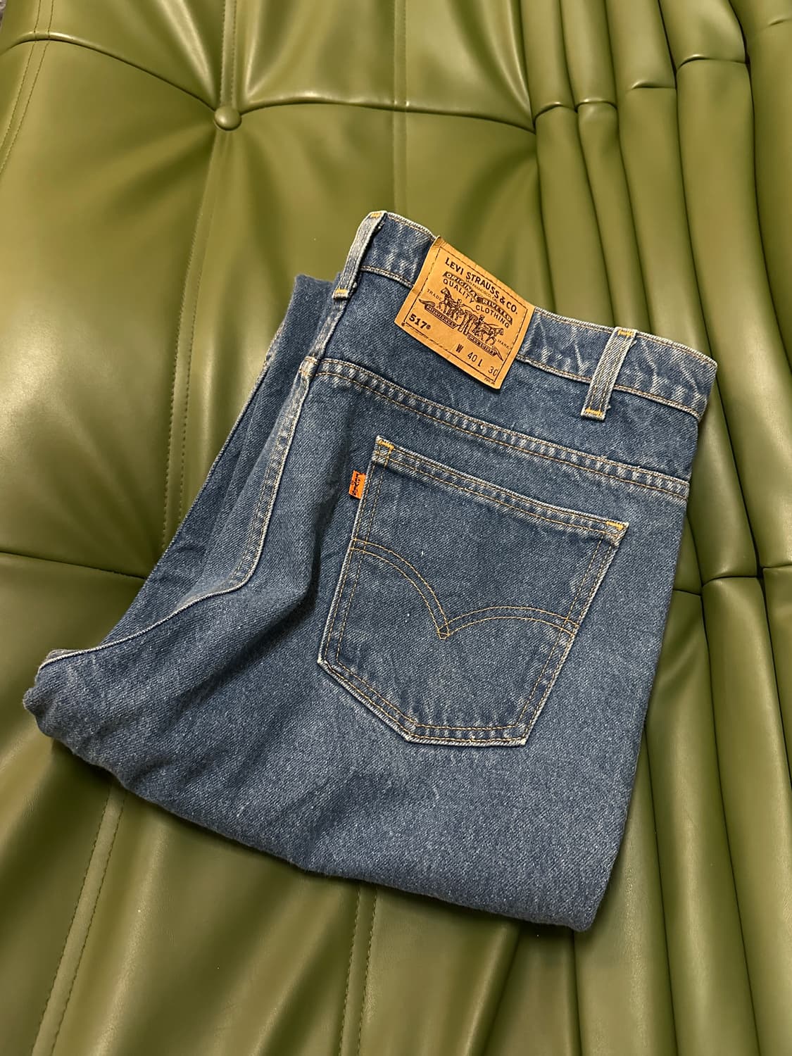 90s USA Levis 517 Orange Tab Boot Cut 상품이미지8