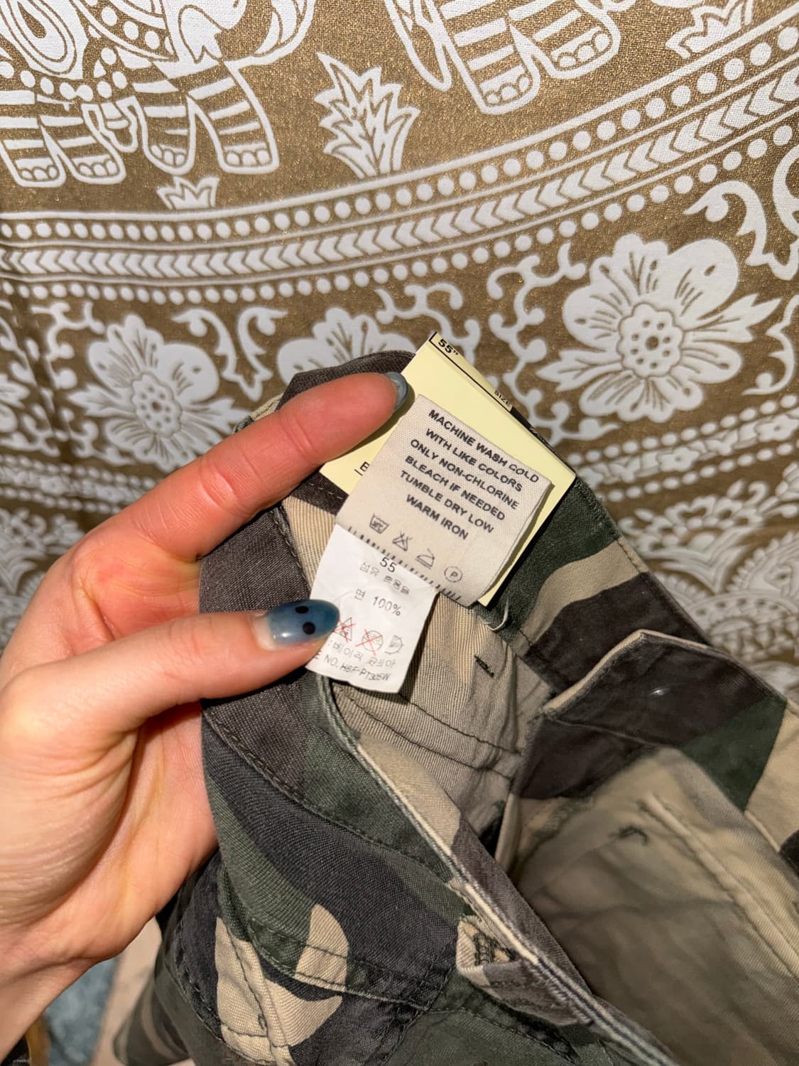 빈티지 여성 카모 카고팬츠  상품이미지7