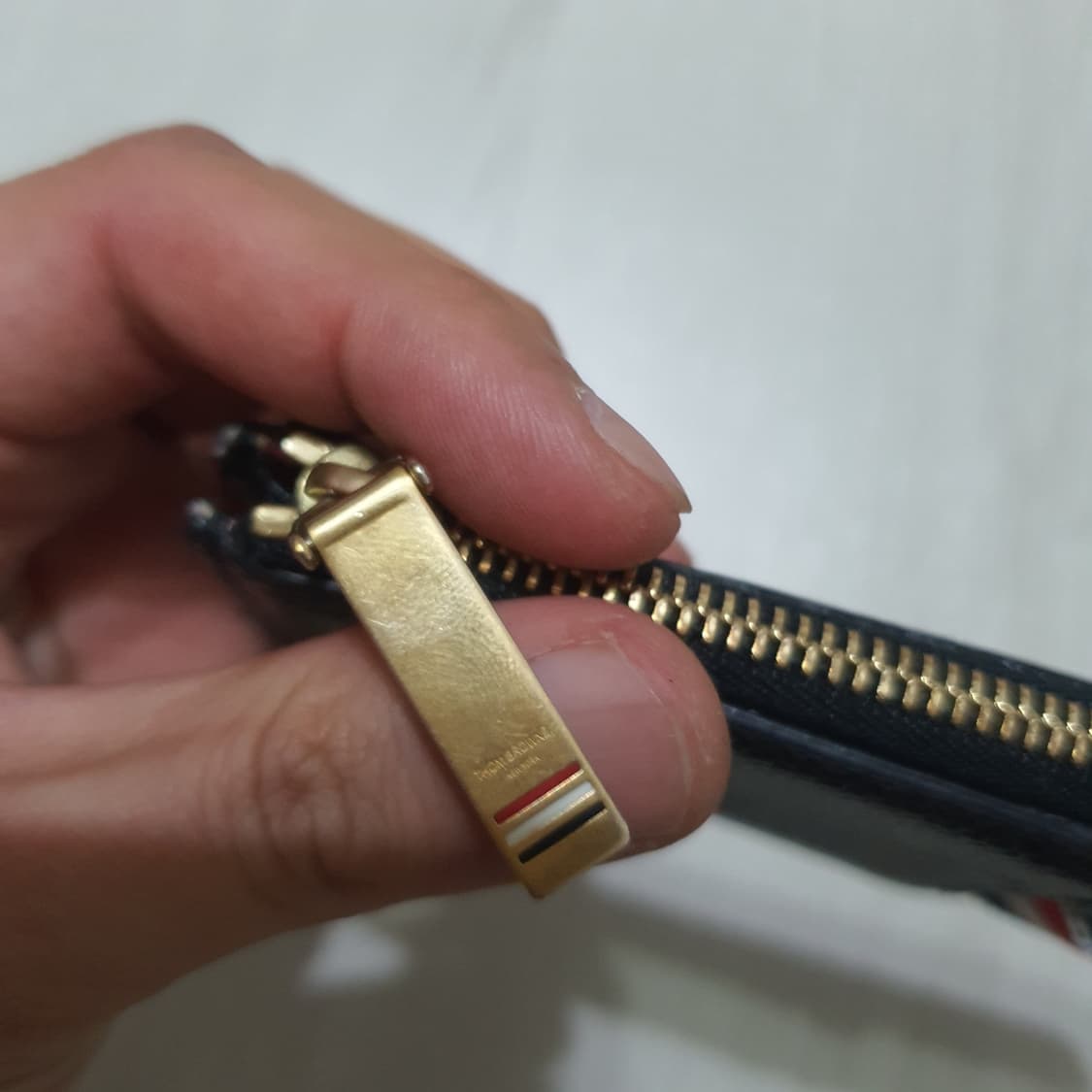 정품 톰브라운 블랙 레더 카드지갑 상품이미지7