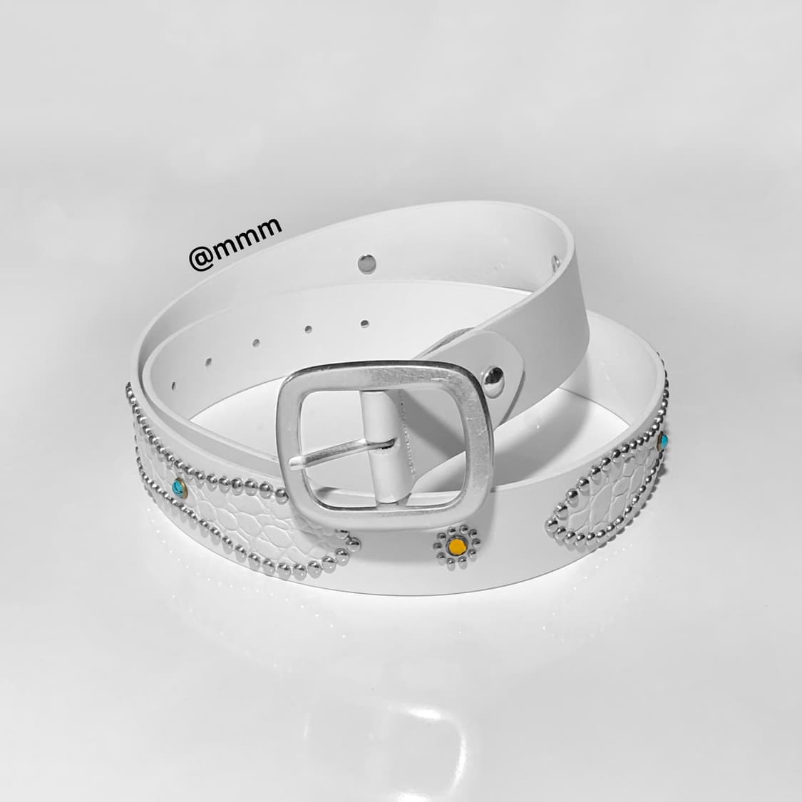 [Unisex] 잼스톤 빈티지 웨스턴 벨트 상품이미지4