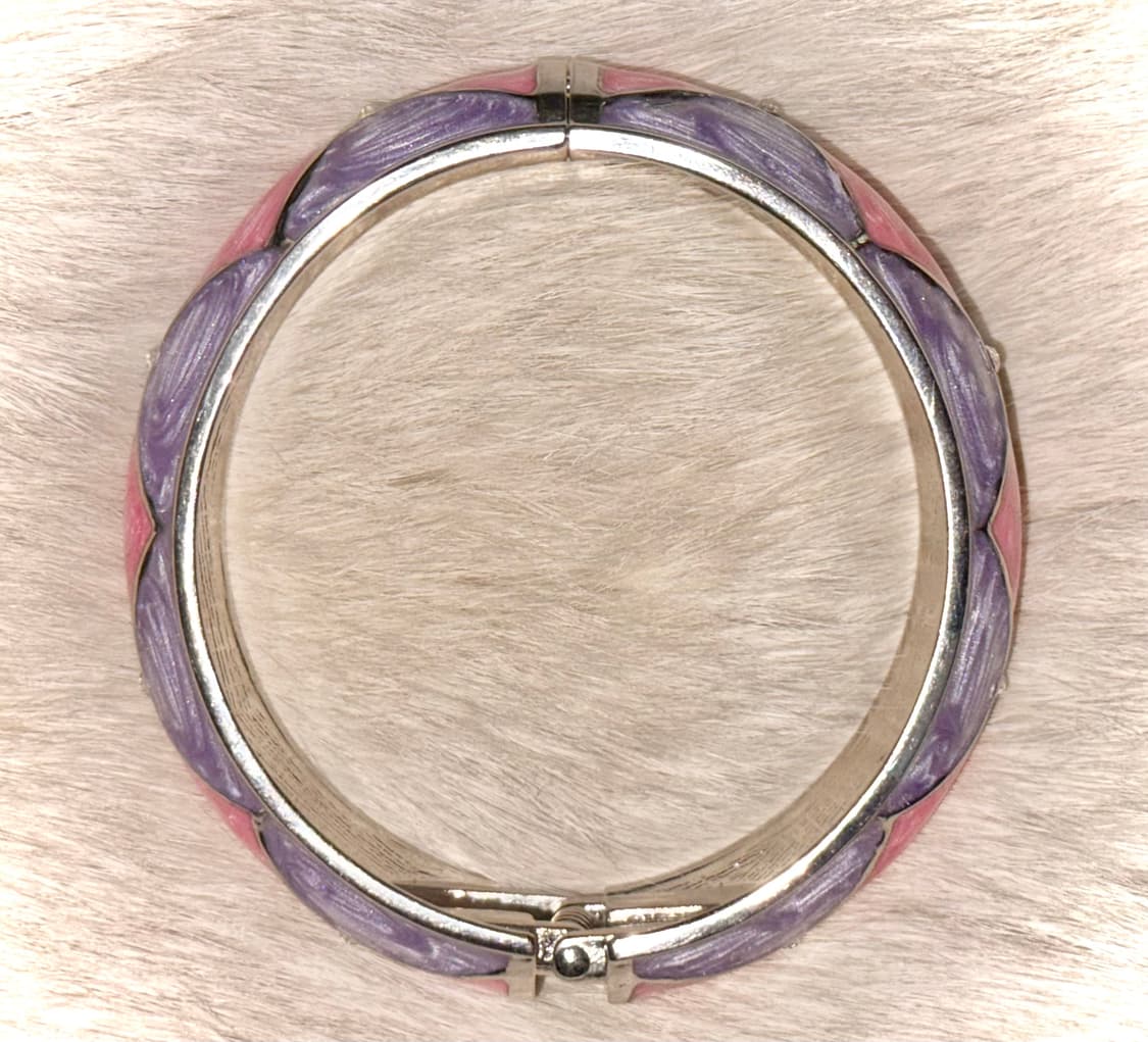 헤이세이 핑크 다이아 갸루 뱅글 팔찌 상품이미지4