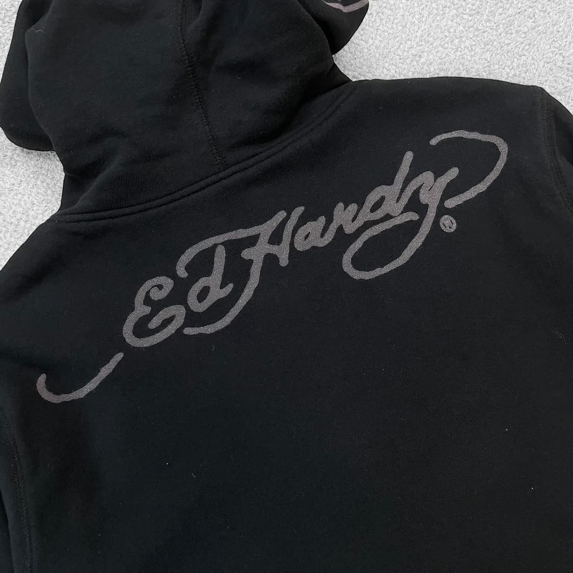 에드하디 Ed Hardy 리버시블 패턴 후드집업 상품이미지6