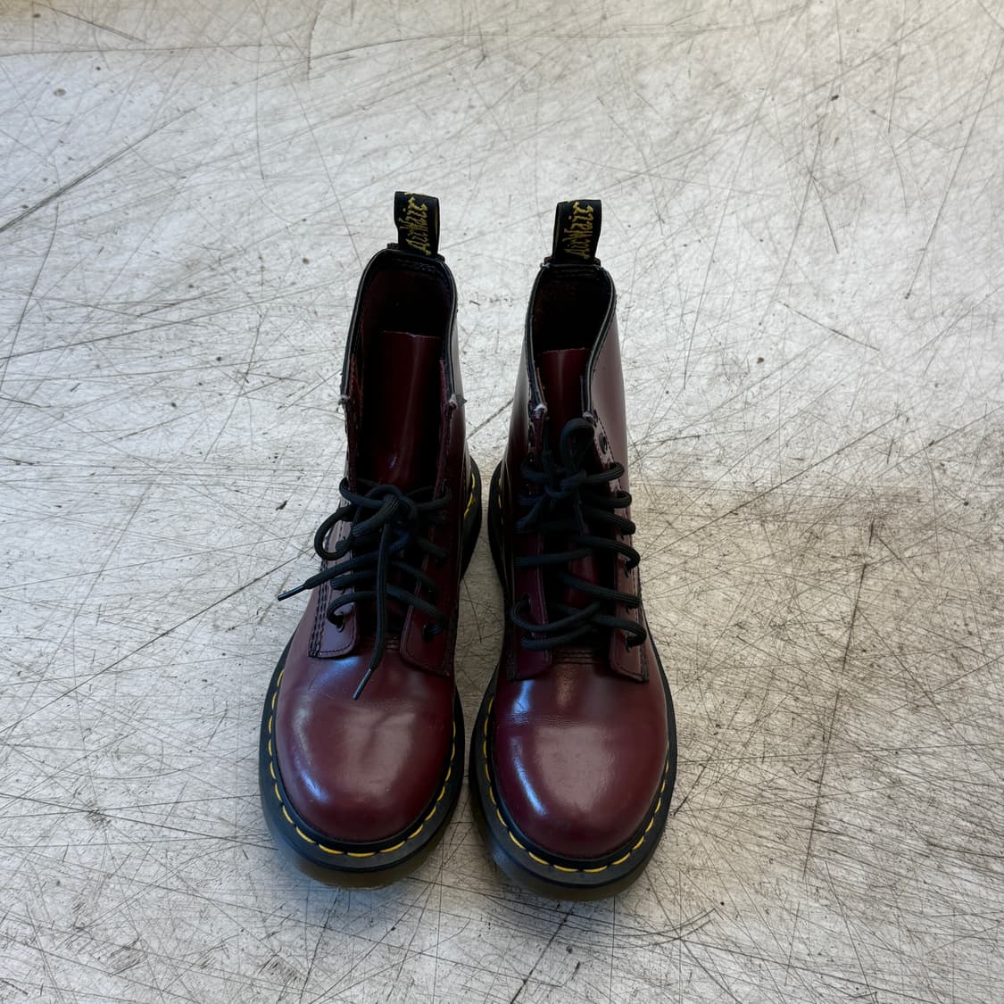 닥터마틴 1460 버건디 부츠 UK4 상품이미지1