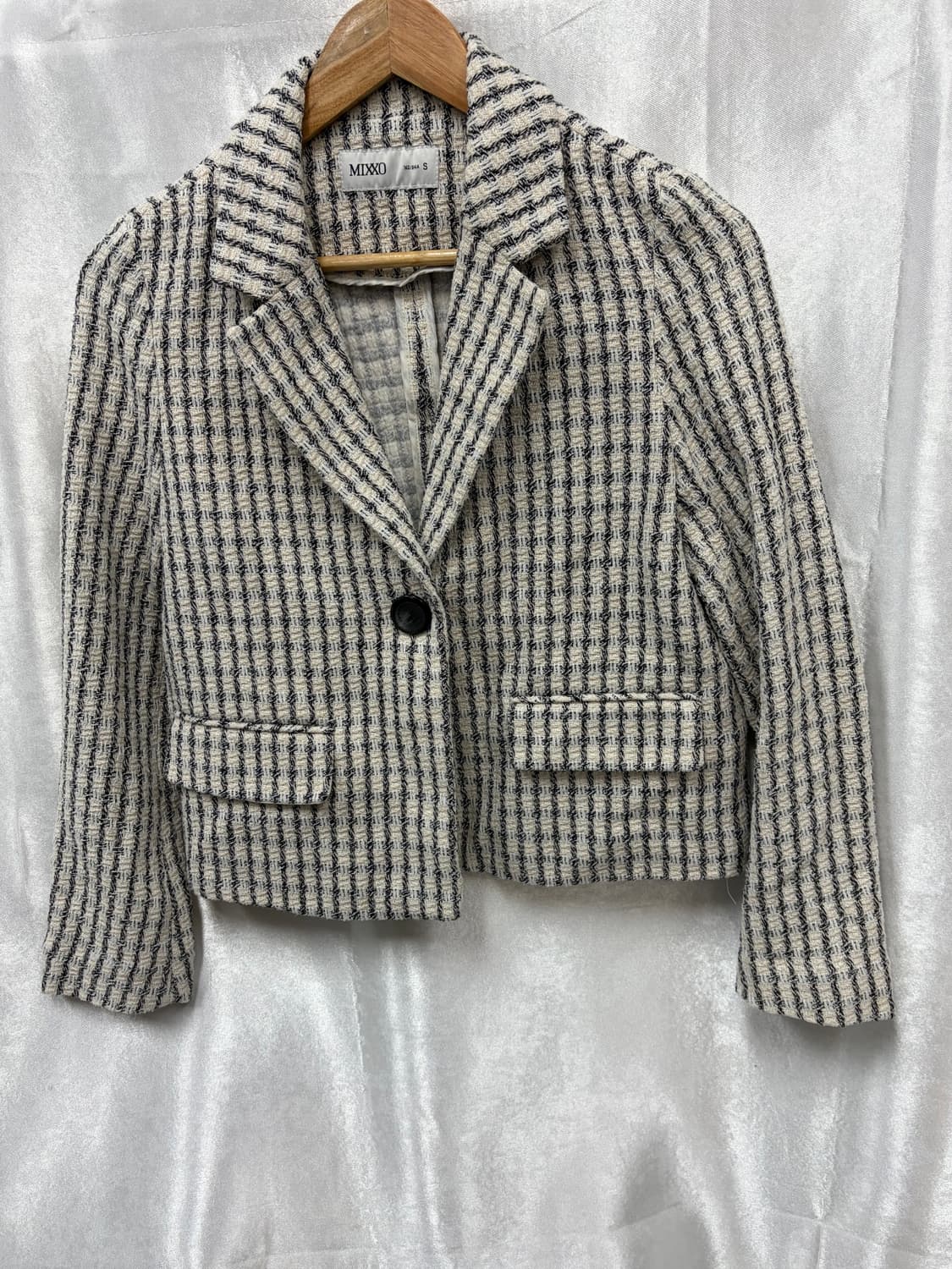 미쏘 트위드 자켓 사이즈90  상품이미지3