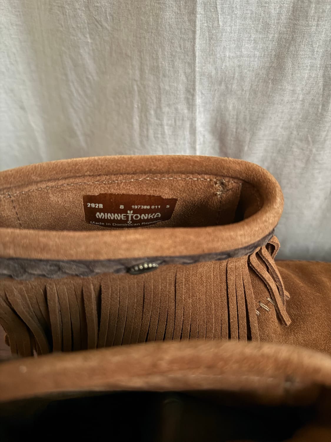 MINNETONKA   fringe suede boots 상품이미지9