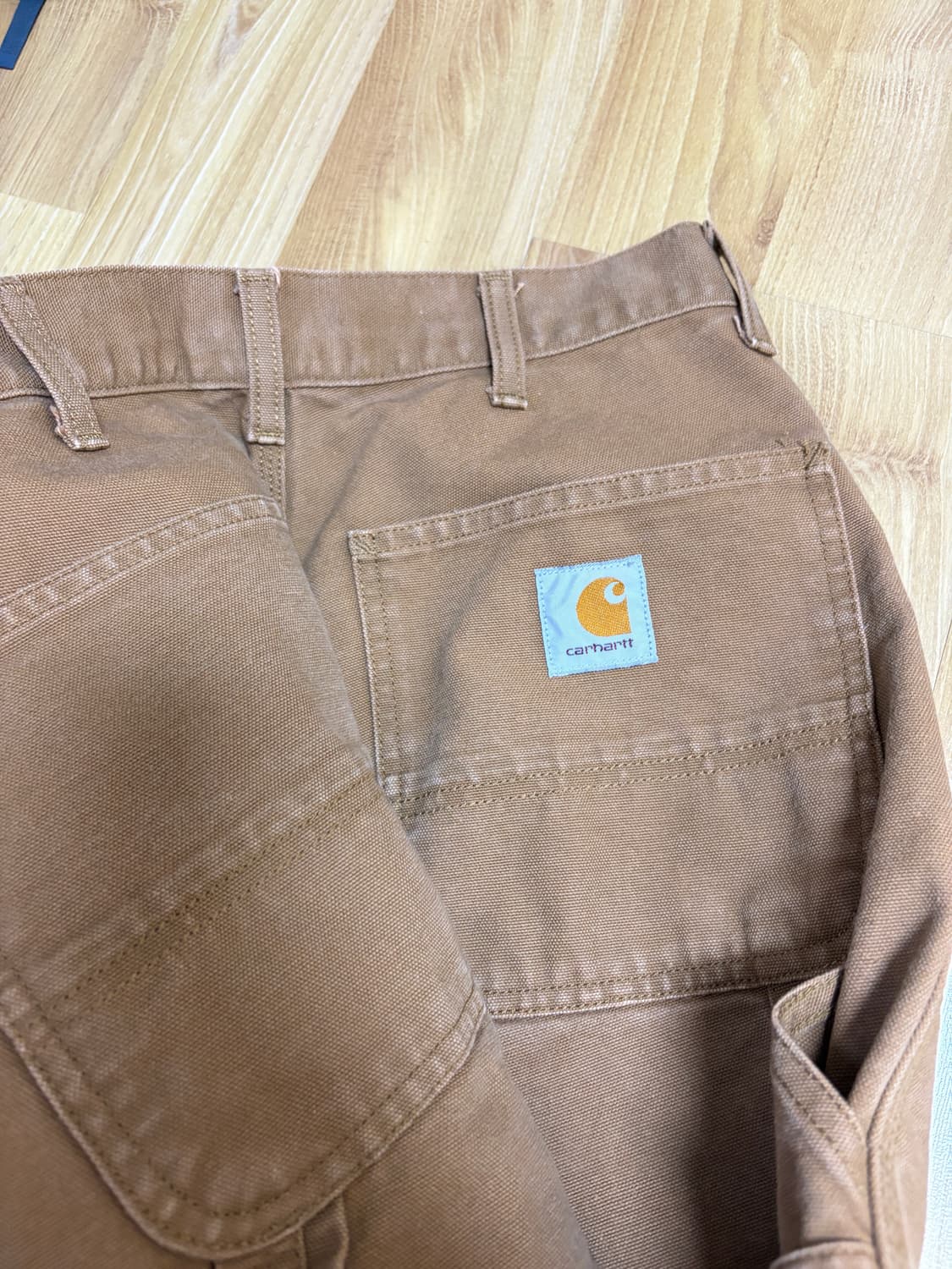 칼하트 WIP 더블니 팬츠 30/32 된장  상품이미지6