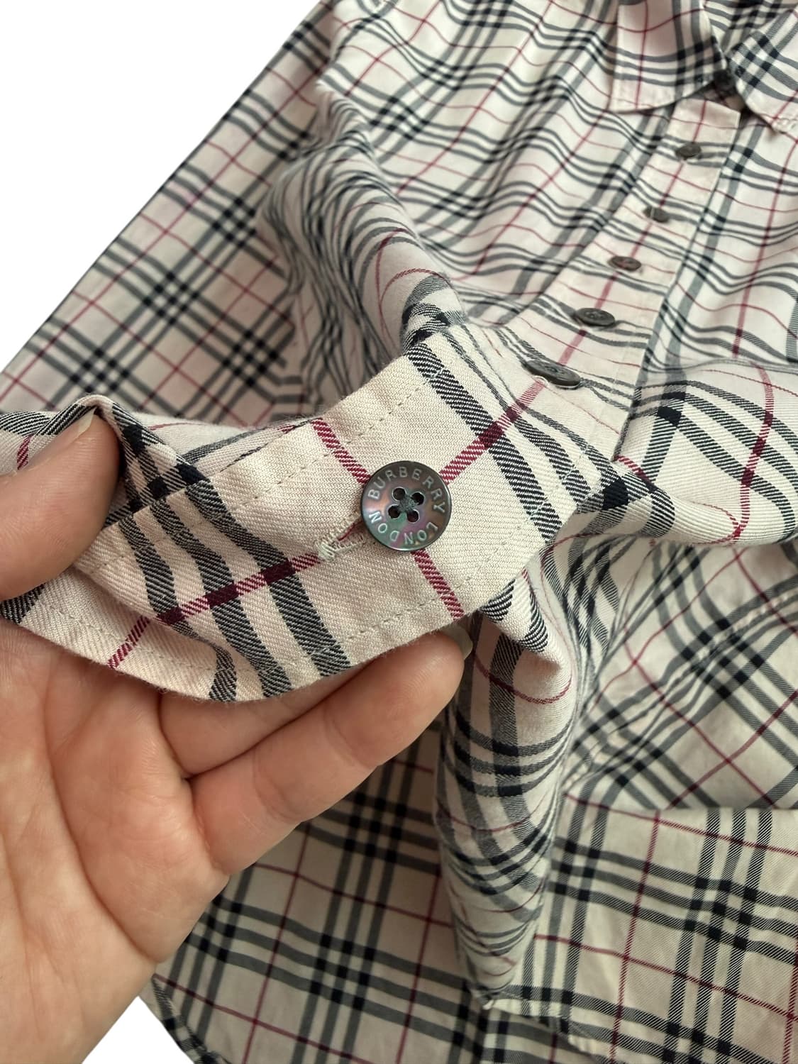 버버리 핑크 노바 체크 셔츠 상품이미지8