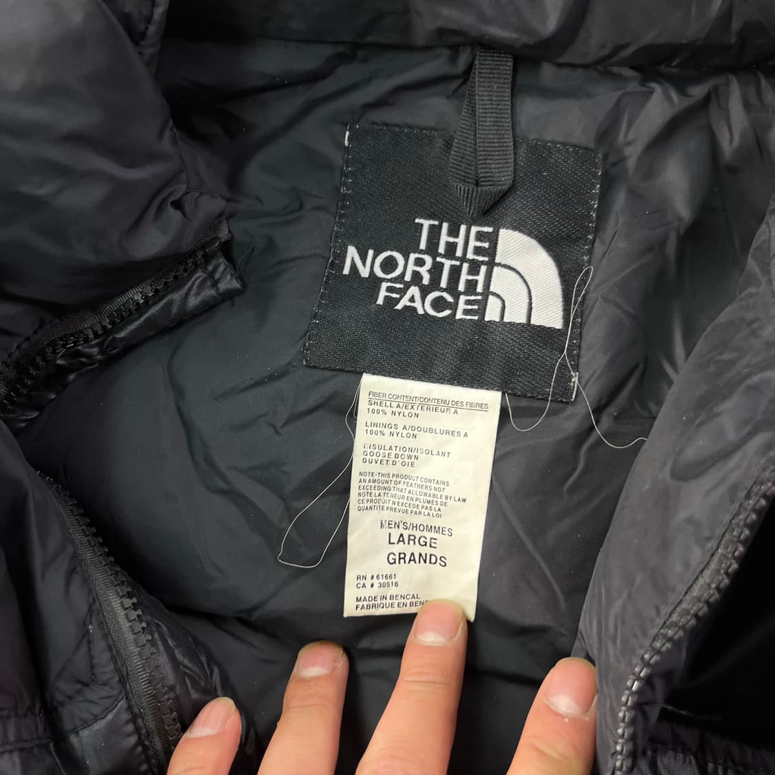 100 노스페이스 해외판 눕시 1996 에코 700 패딩 상품이미지3