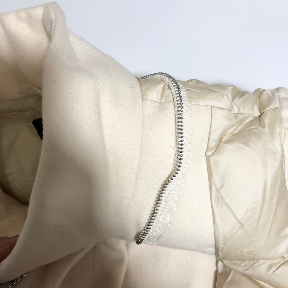 타트라스 패딩 믹스 하프 코트  상품이미지3