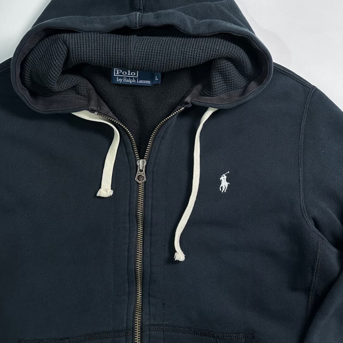 폴로 랄프로렌 블랙 후드집업 상품이미지4
