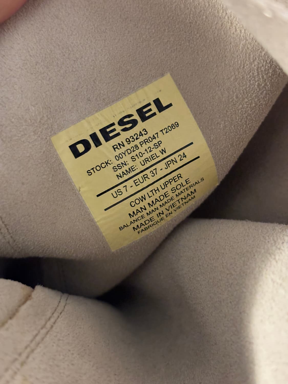 디젤 스웨이드 본디지 부츠 상품이미지9