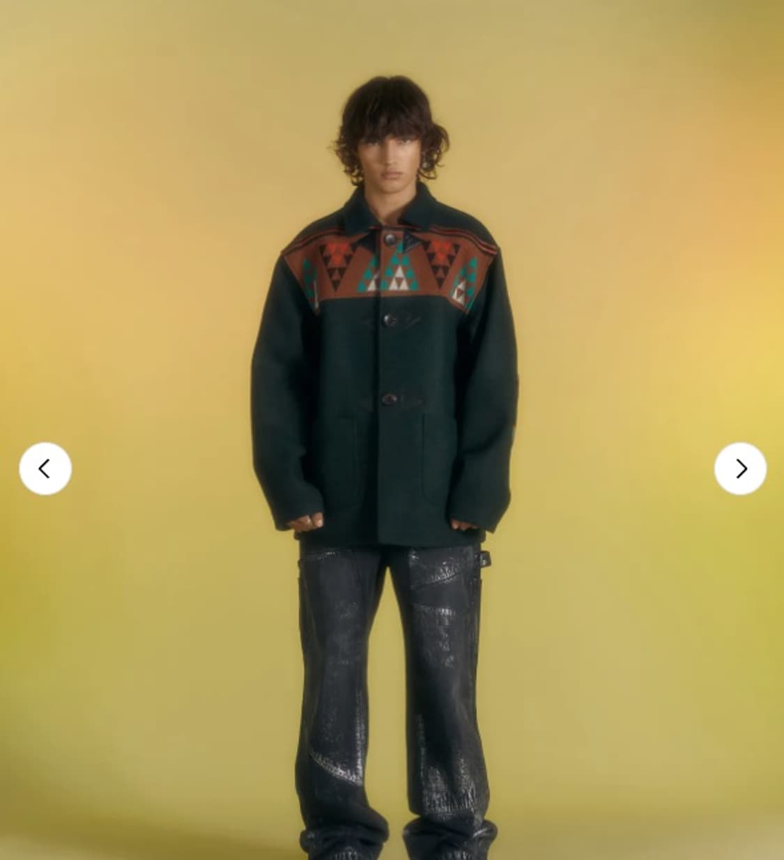 엔더슨벨 울 하프 코트 M 상품이미지1