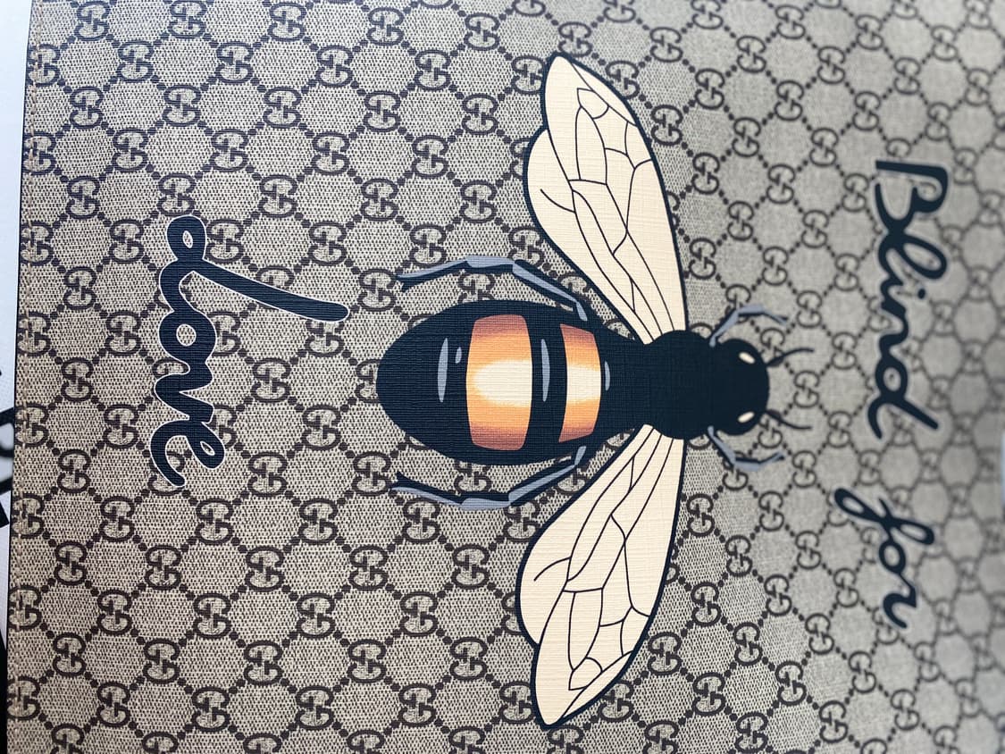 구찌 GG 수프림 꿀벌 토트백 상품이미지7