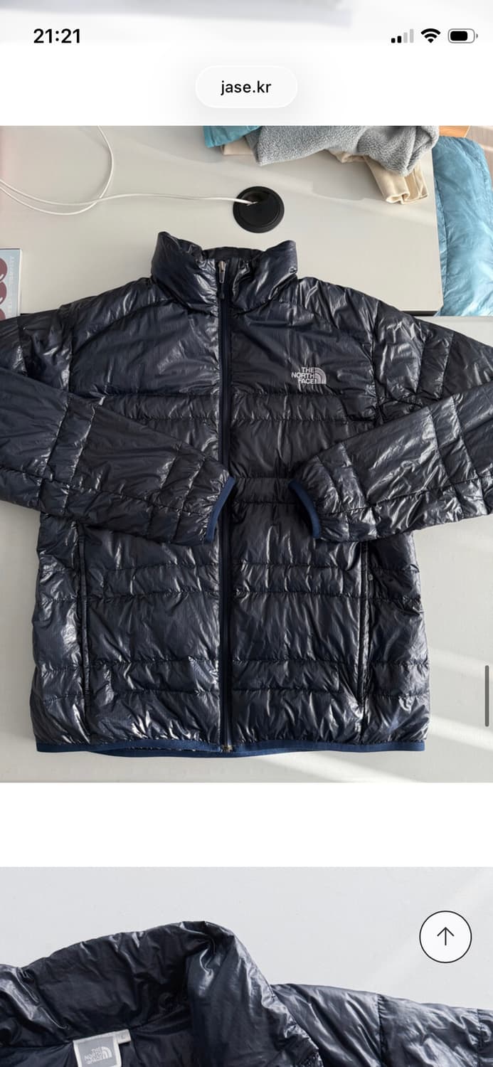노스페이스 경량패딩 우먼 라지  상품이미지2
