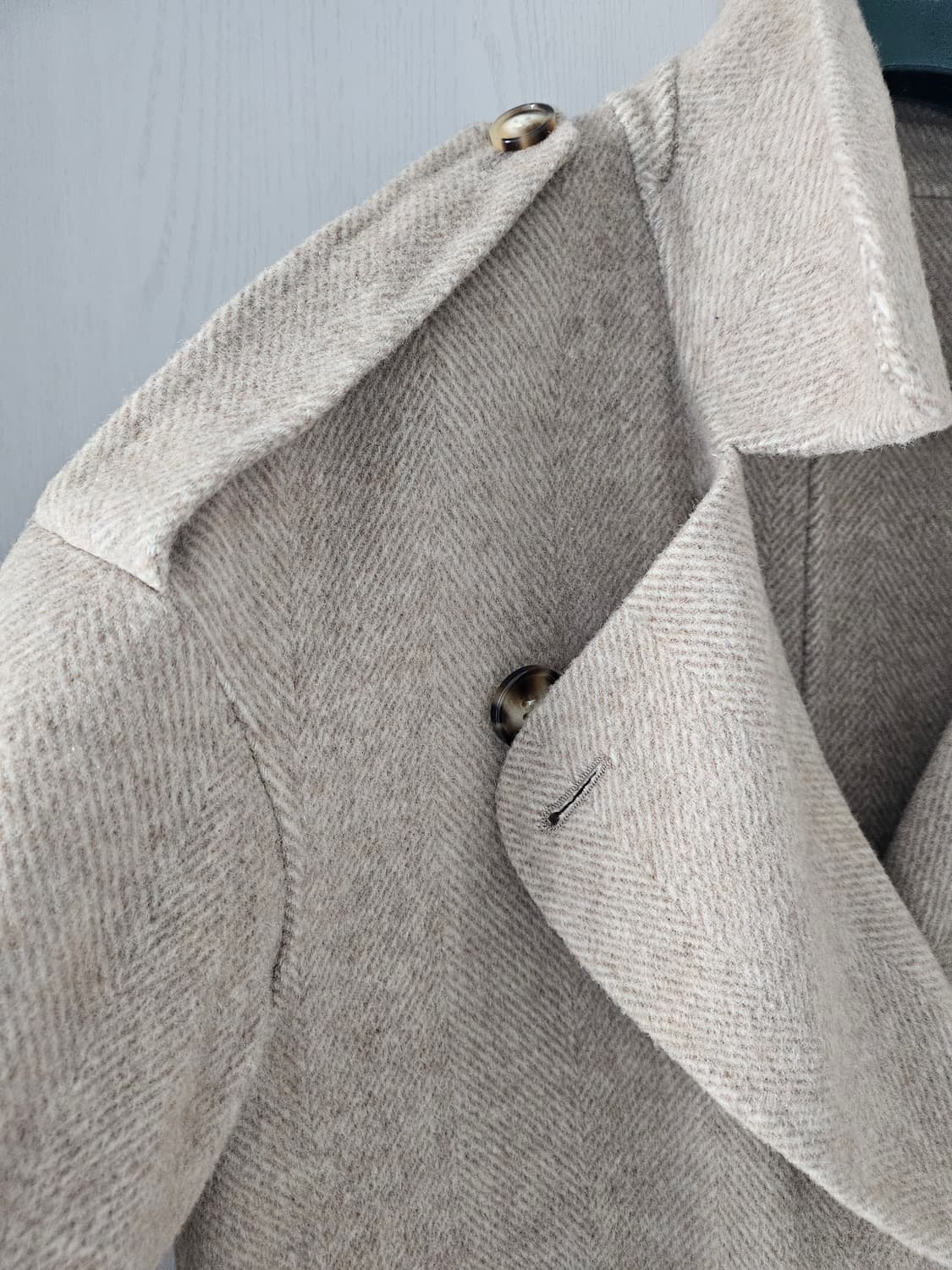 간절기용 라마 울 코트 상품이미지5