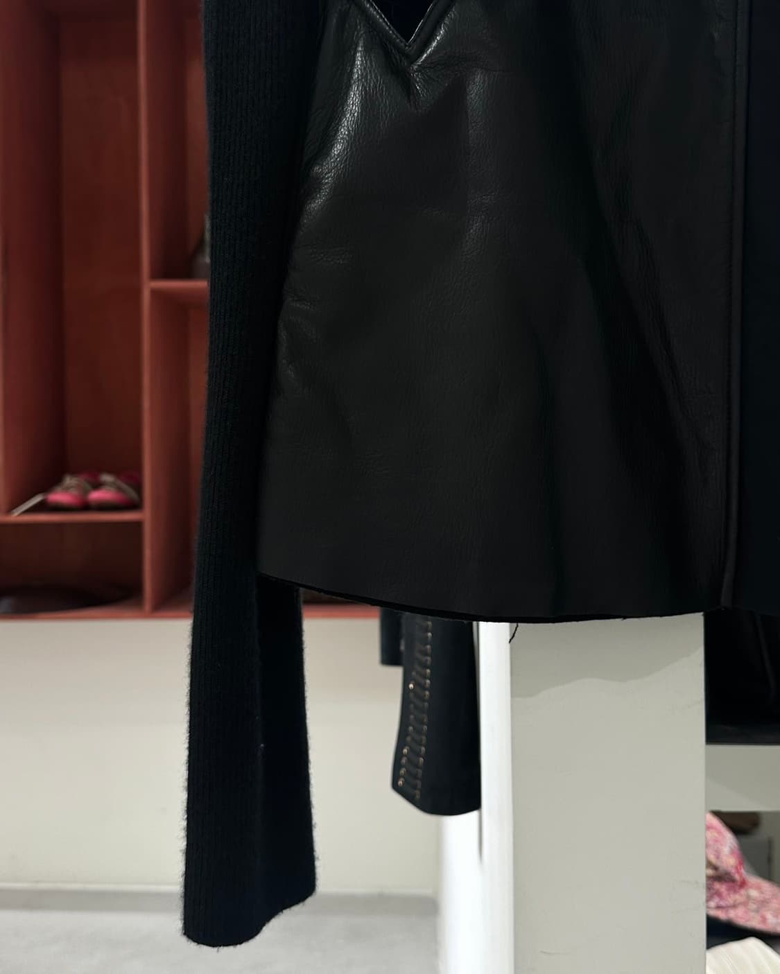 릭 오웬스 블랙 15fw 런웨이 아카이브 자켓 상품이미지4