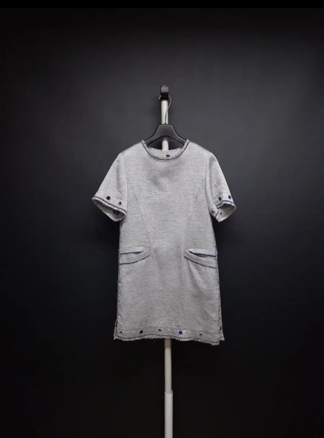 SJSJ 춘하 일자 박시핏 미디 원피스 44 상품이미지1