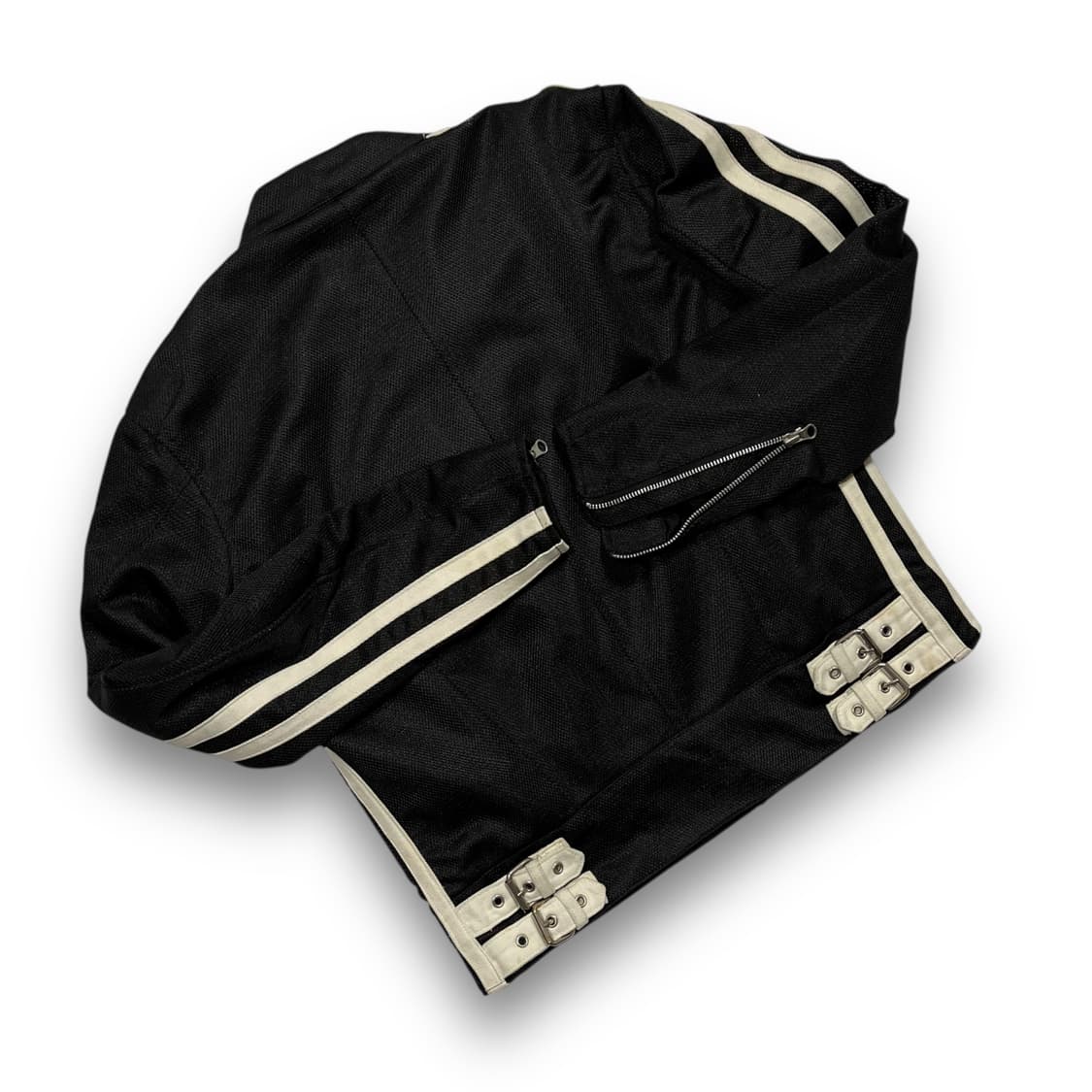 KADOYA 프로텍터 하이넥 메쉬 다크 슬림 바이커 자켓 상품이미지6