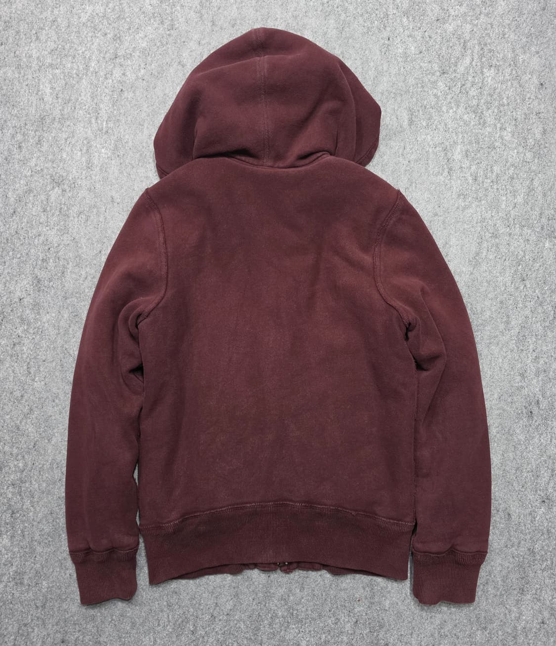 아베크롬비 앤 피치 헤비웨이트 체크안감 빈티지 후드집업 S 상품이미지2