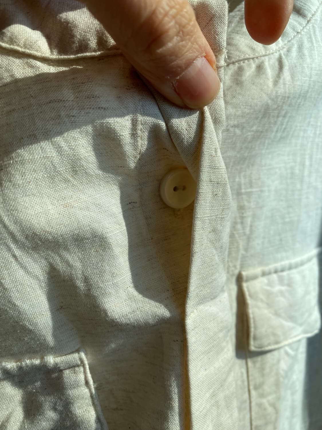 린넨면혼방 베스트자켓(F) 상품이미지6