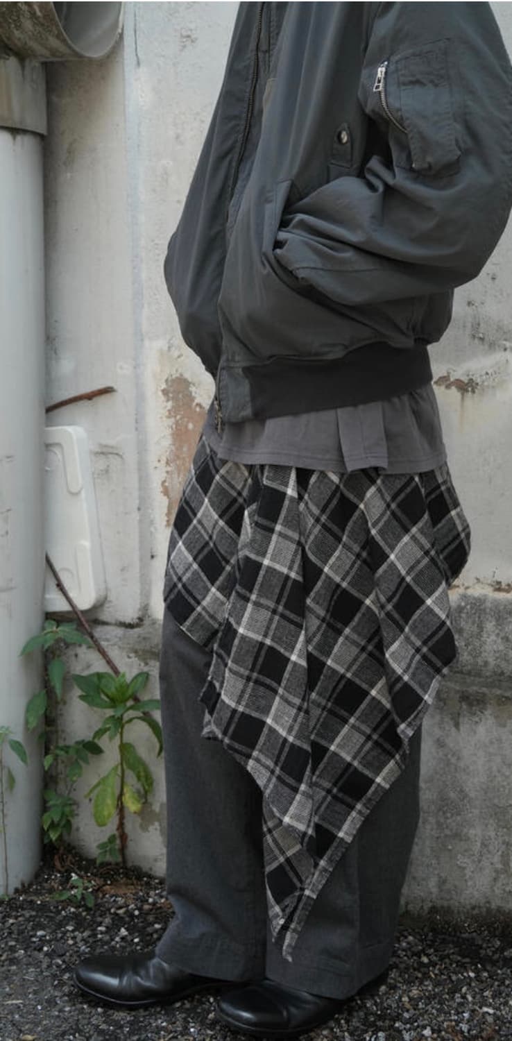 이얼즈어고 체크 스톨 머플러  상품이미지4