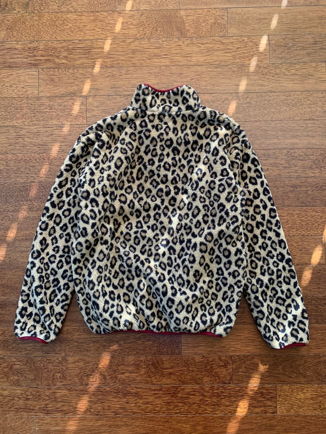 캐피탈 레오파드 후리스 4사이즈 하프집업 플리스 상품이미지2