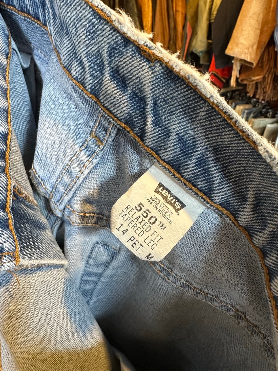 90s 리바이스550 데님 팬츠 31x30 made in usa 상품이미지7