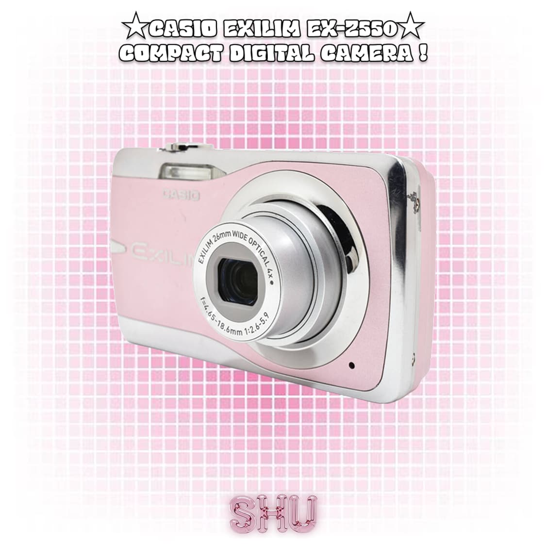 카시오 엑슬림 EX-Z550 빈티지 디카 디지털카메라 핑크 상품이미지3